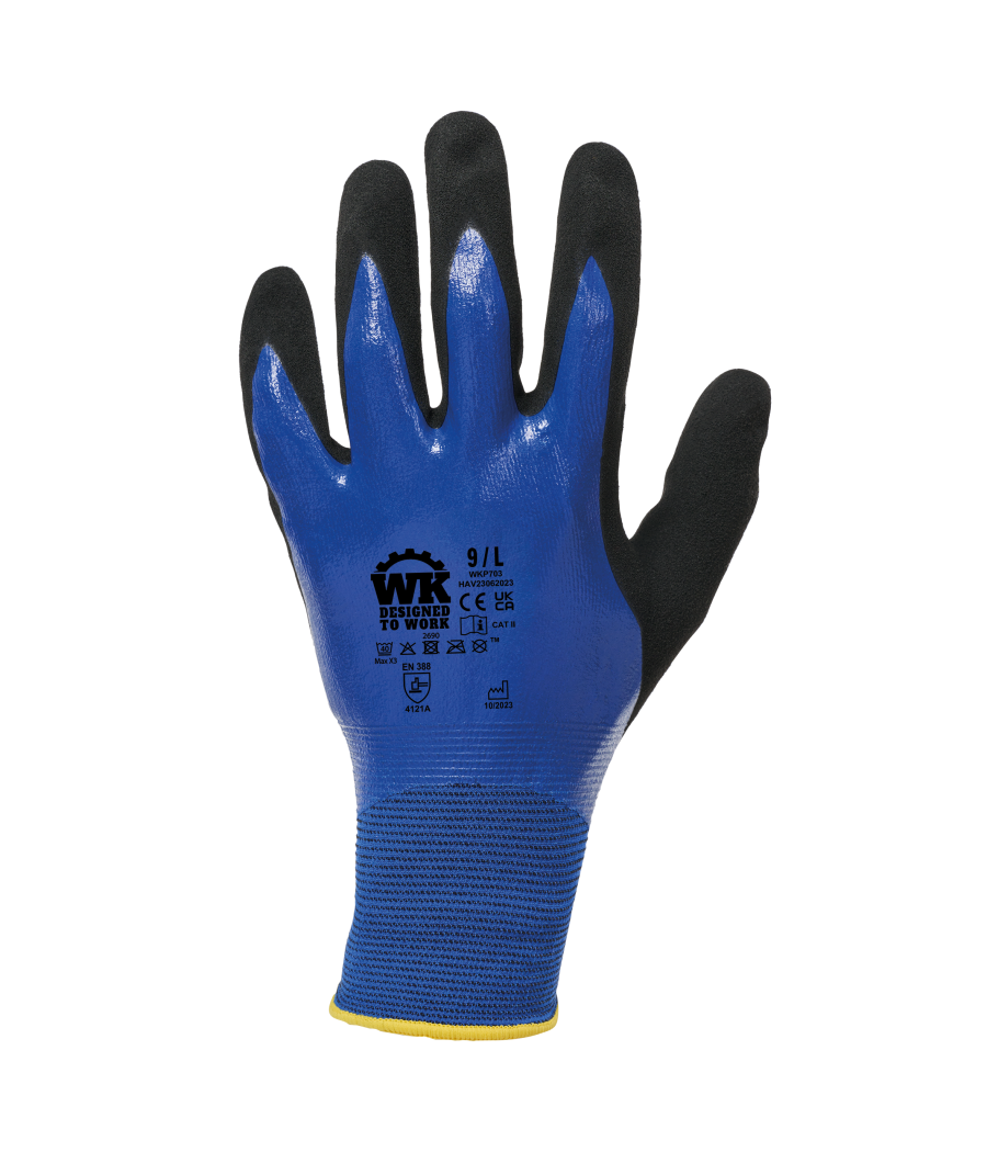 Gants de manutention en environnements humides