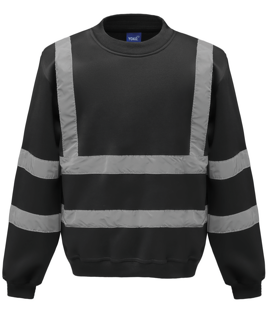 Sweat-shirt haute visibilité col rond