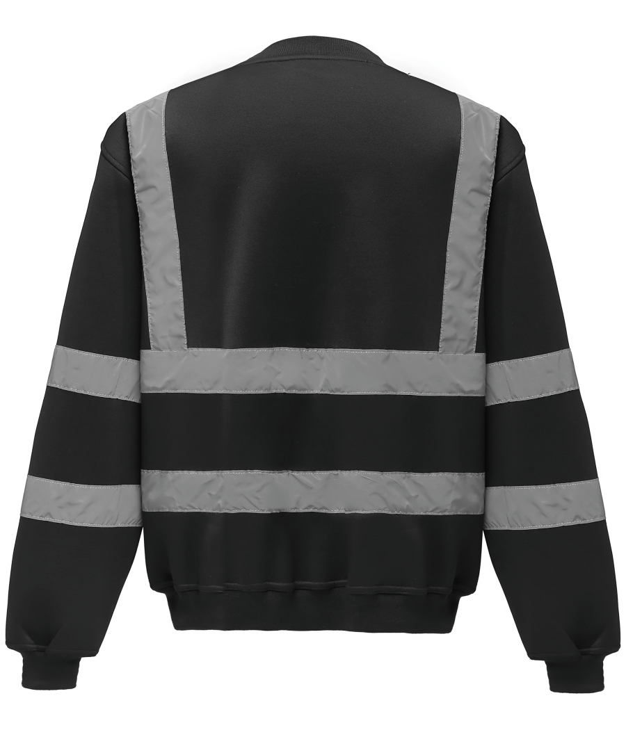 Sweat-shirt haute visibilité col rond