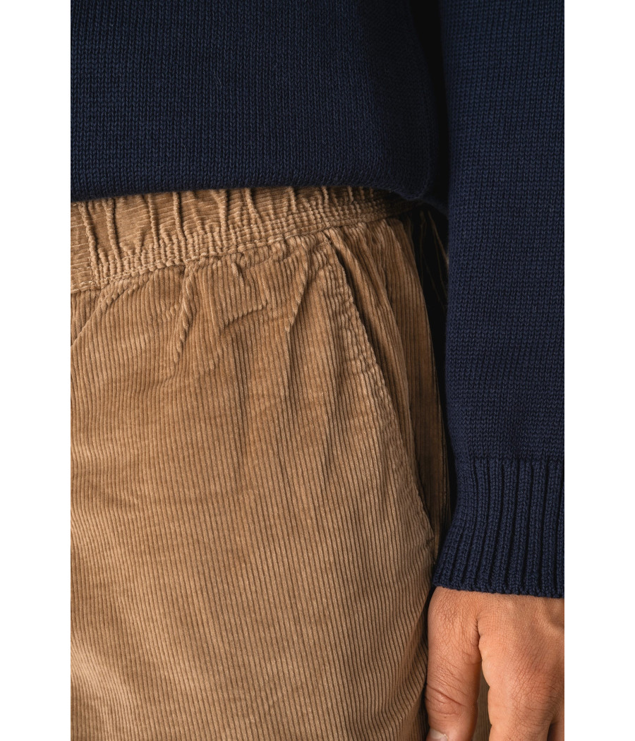 Short écoresponsable en velours côtelé homme