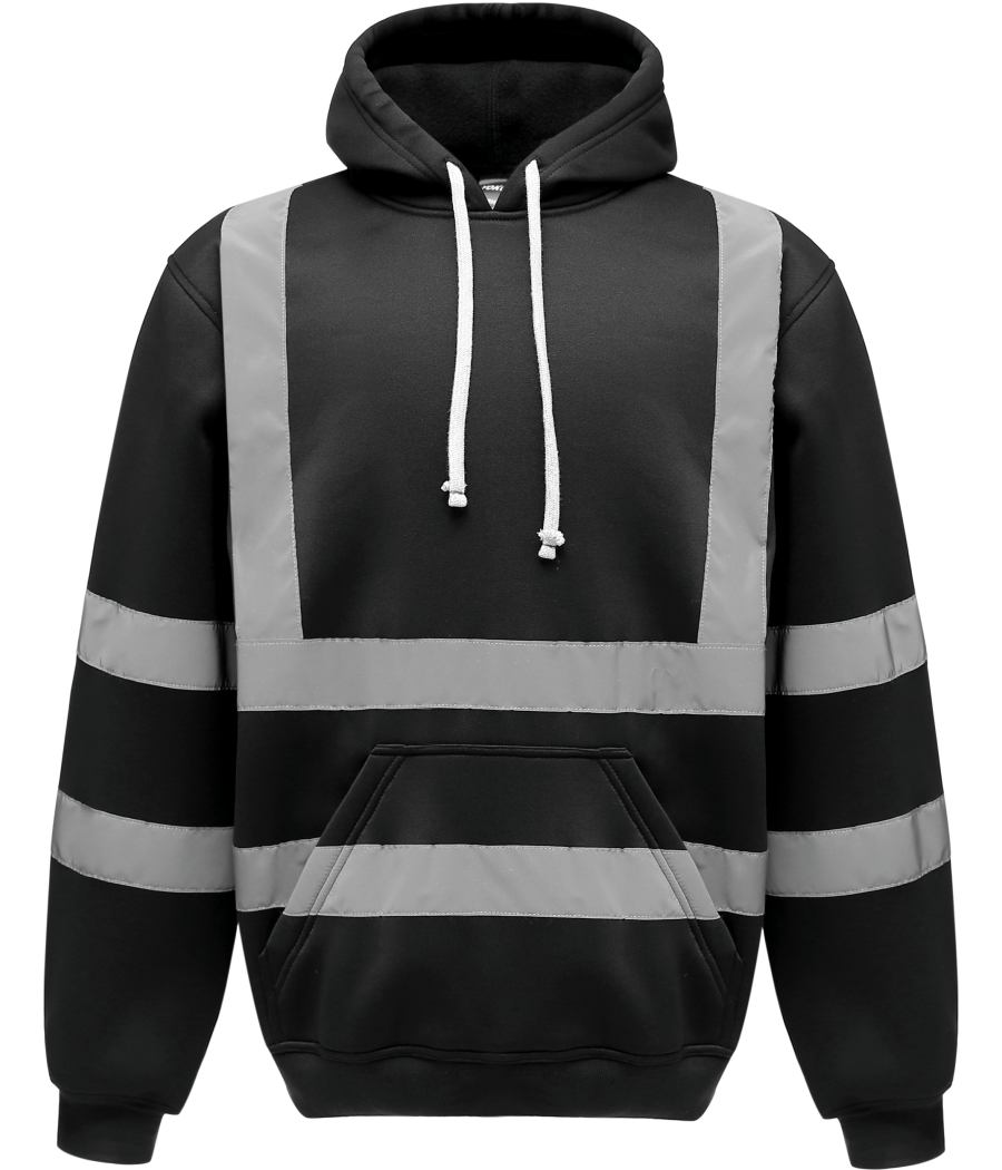 Sweatshirt capuche haute visibilité