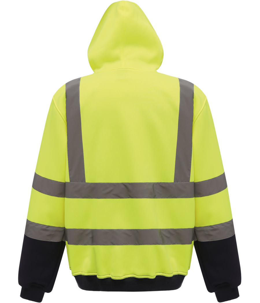 Sweatshirt capuche haute visibilité