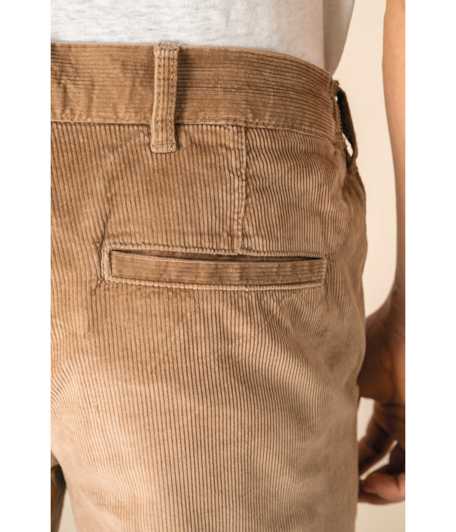 Pantalon écoresponsable en velours côtelé homme
