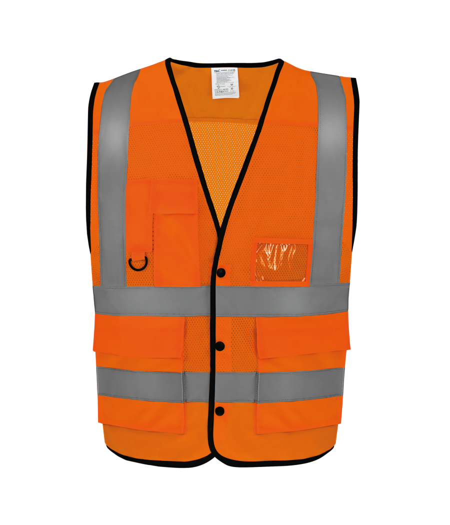 Gilet boutonné haute visibilité Eco Superior