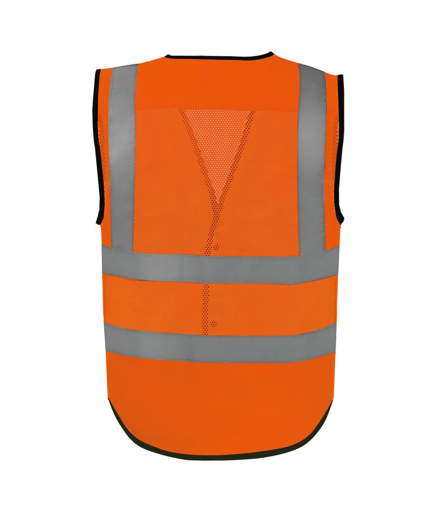 Gilet boutonné haute visibilité Eco Superior