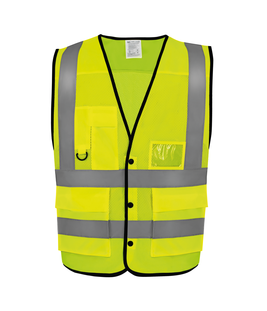 Gilet boutonné haute visibilité Eco Superior