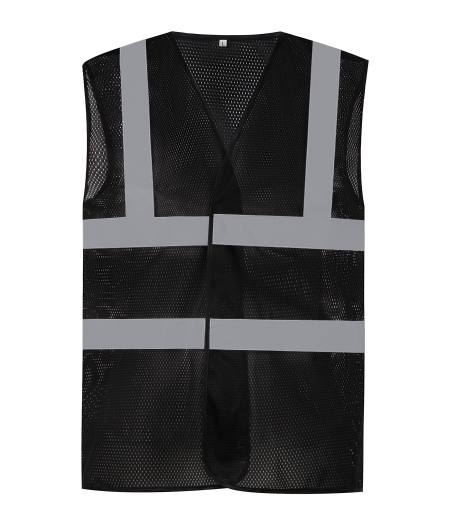 Gilet haute visibilité à maille ajourée recyclée
