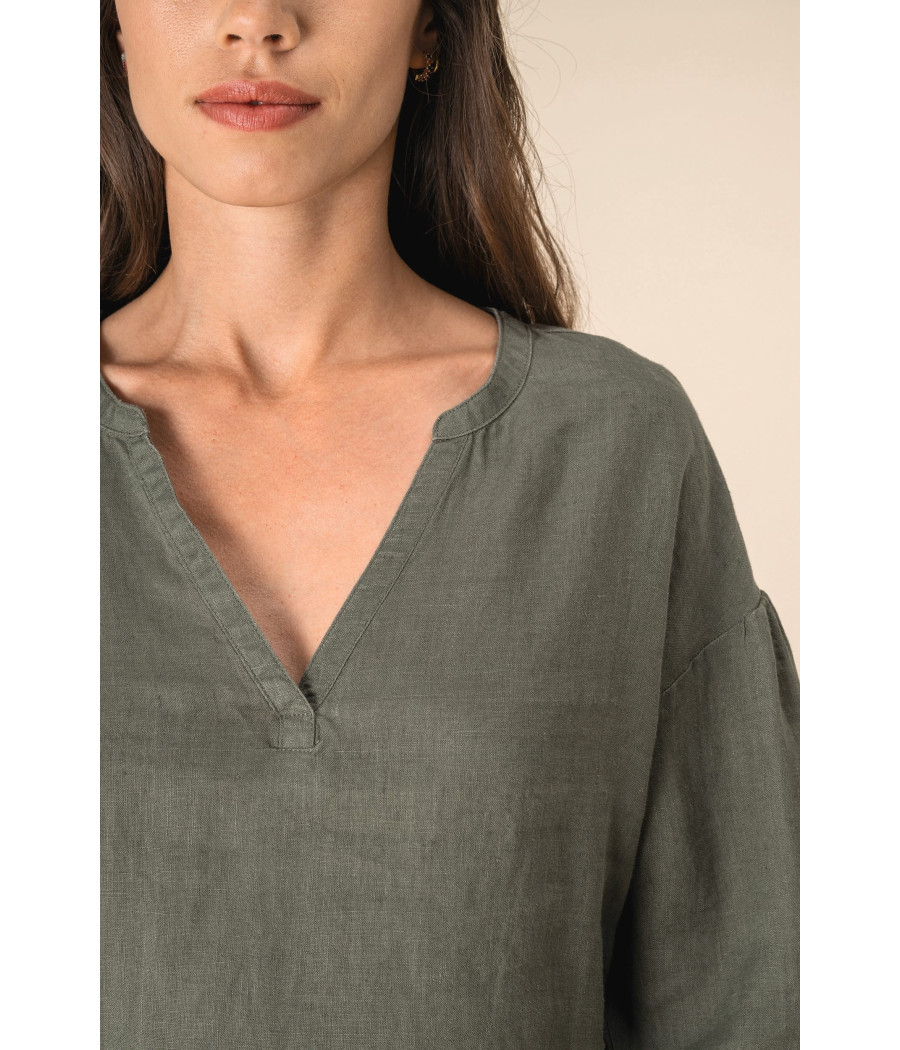 Blouse en lin femme