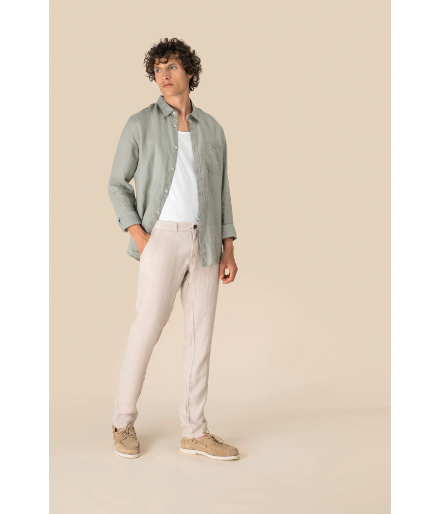 Pantalon en lin homme