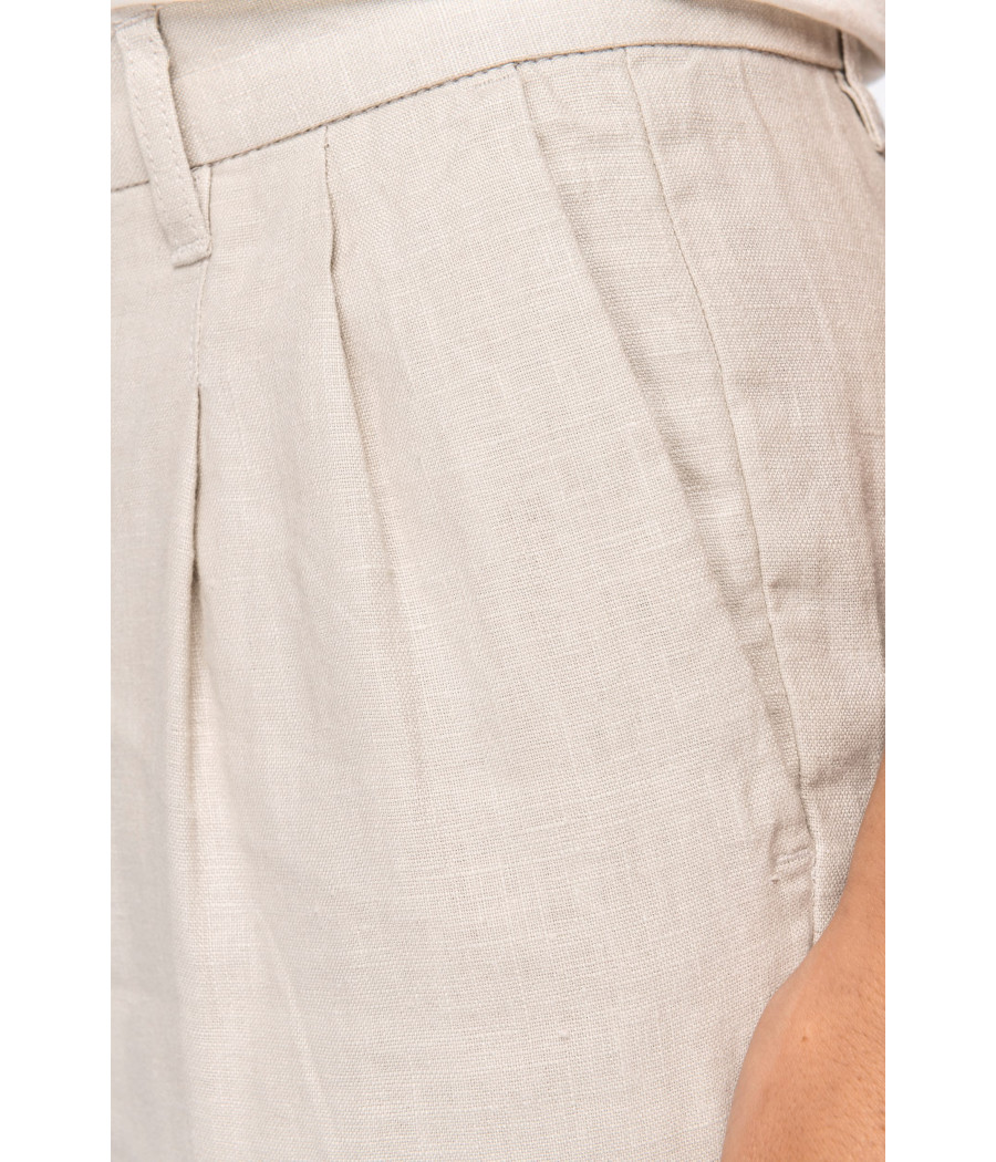 Pantalon en lin femme