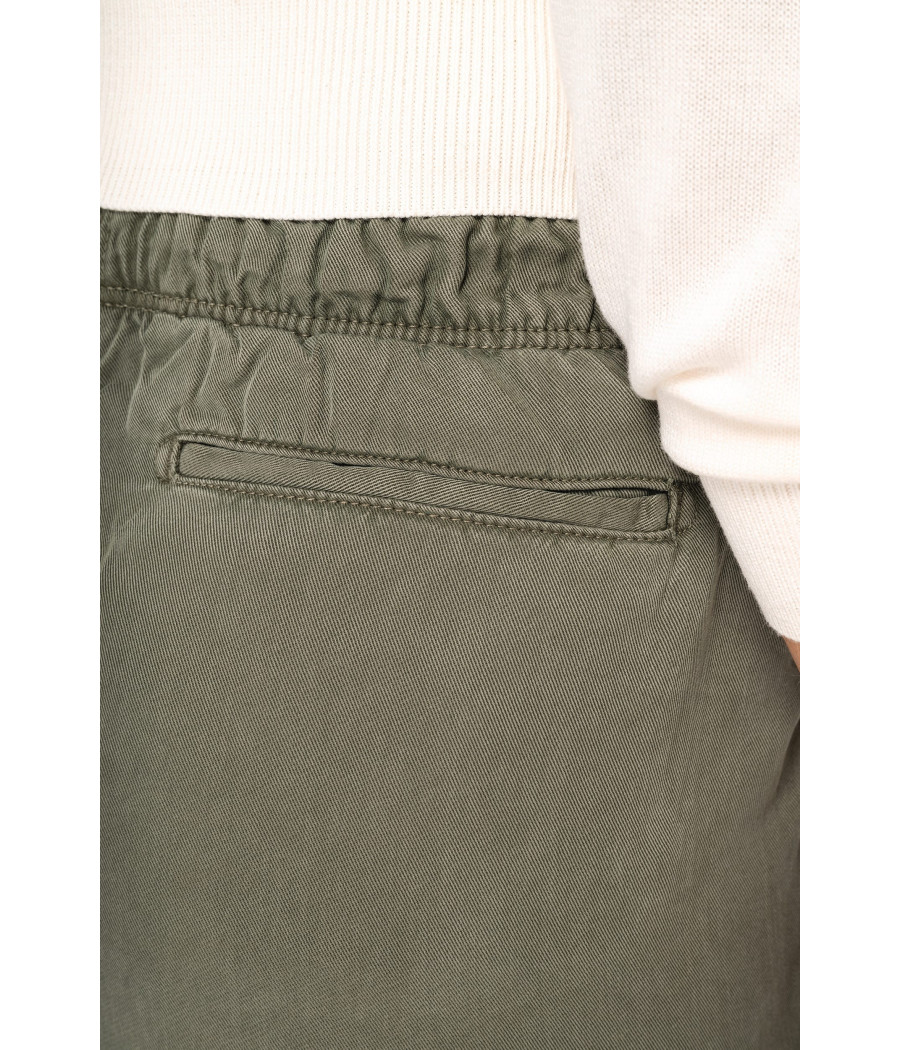 Short écoresponsable délavé en lyocell femme