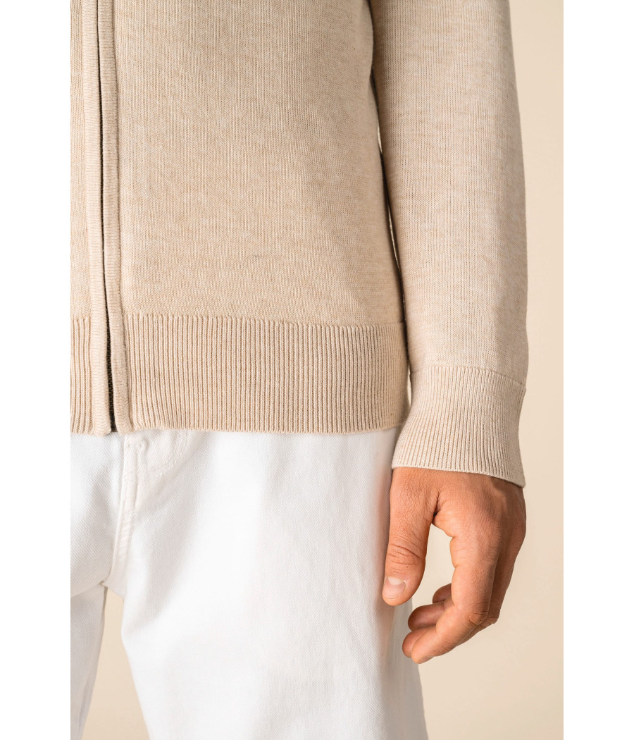 Pull écoresponsable à capuche en lyocell homme