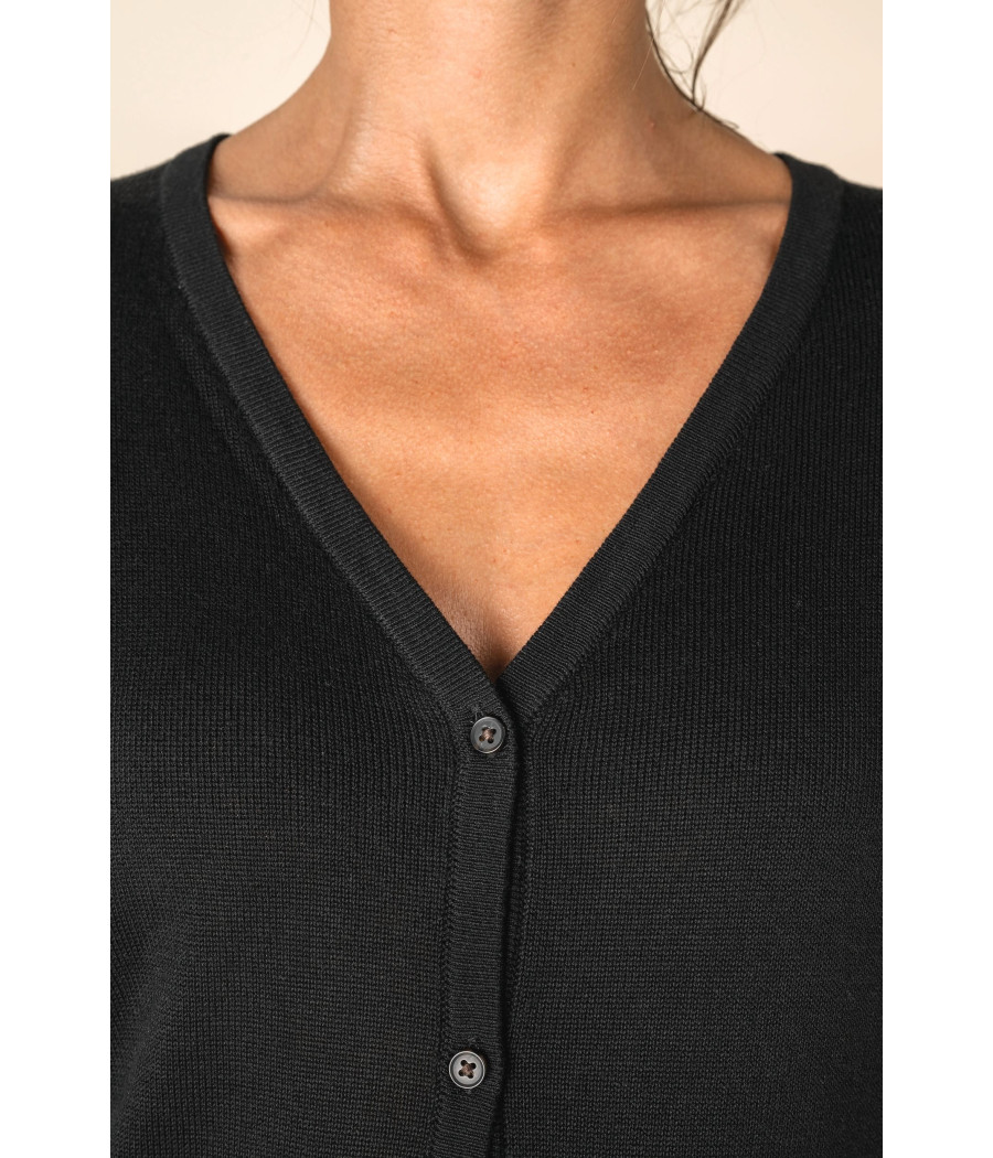 Cardigan écoresponsable en lyocell femme