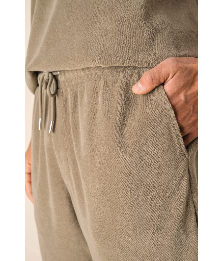 Short écoresponsable en éponge homme