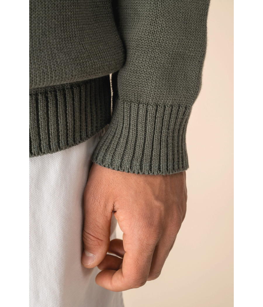 Pull homme à col polo