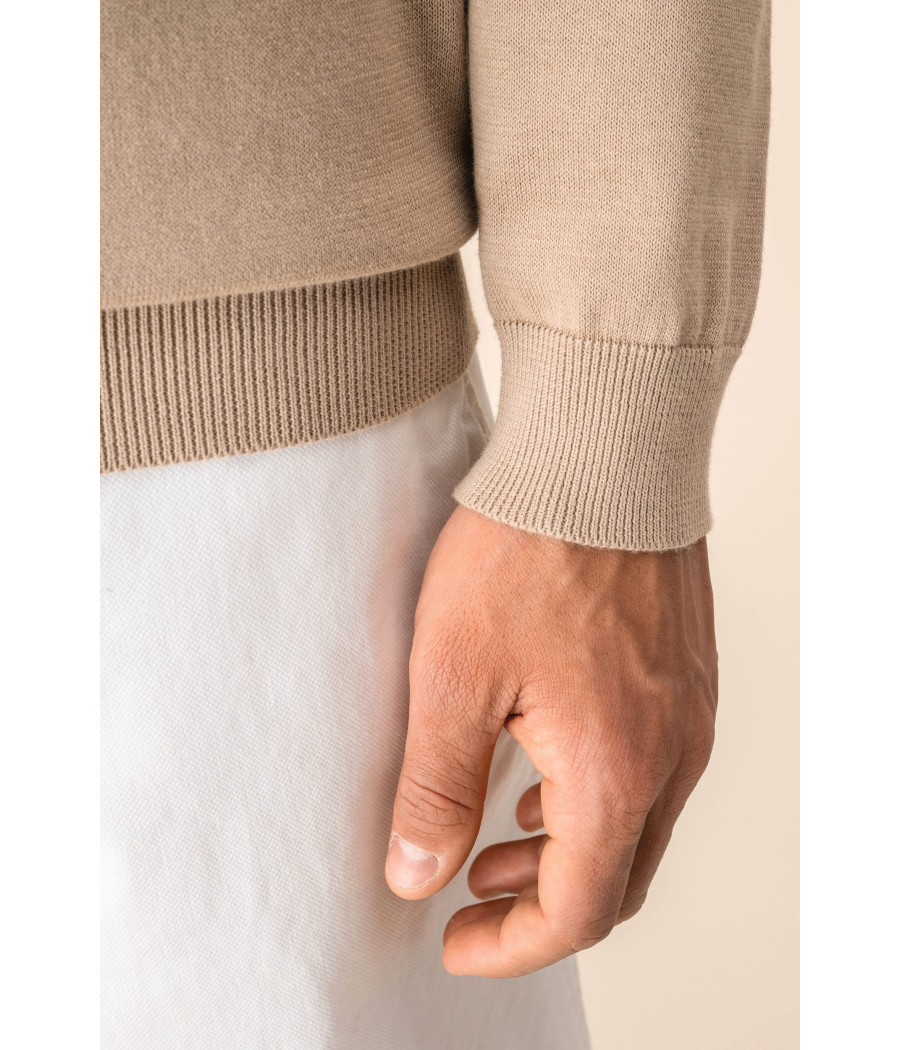 Pull écoresponsable à col rond homme