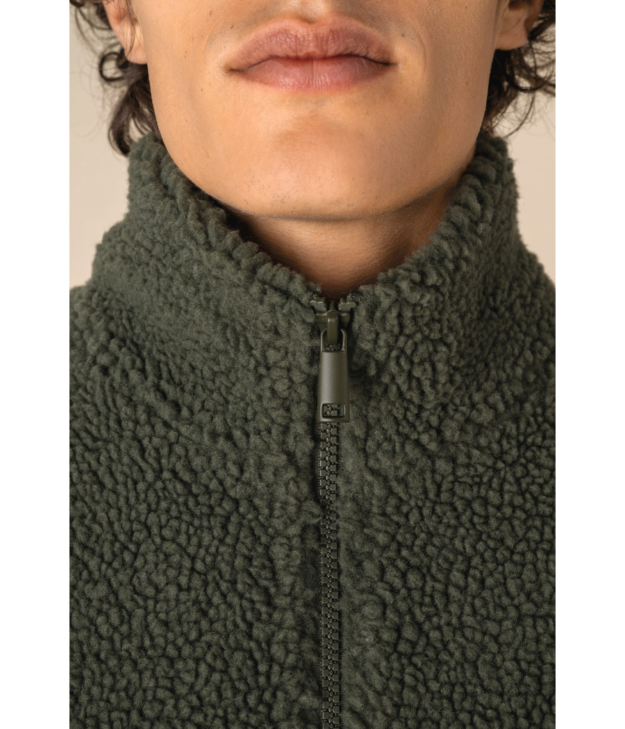 Veste sans manches en sherpa homme