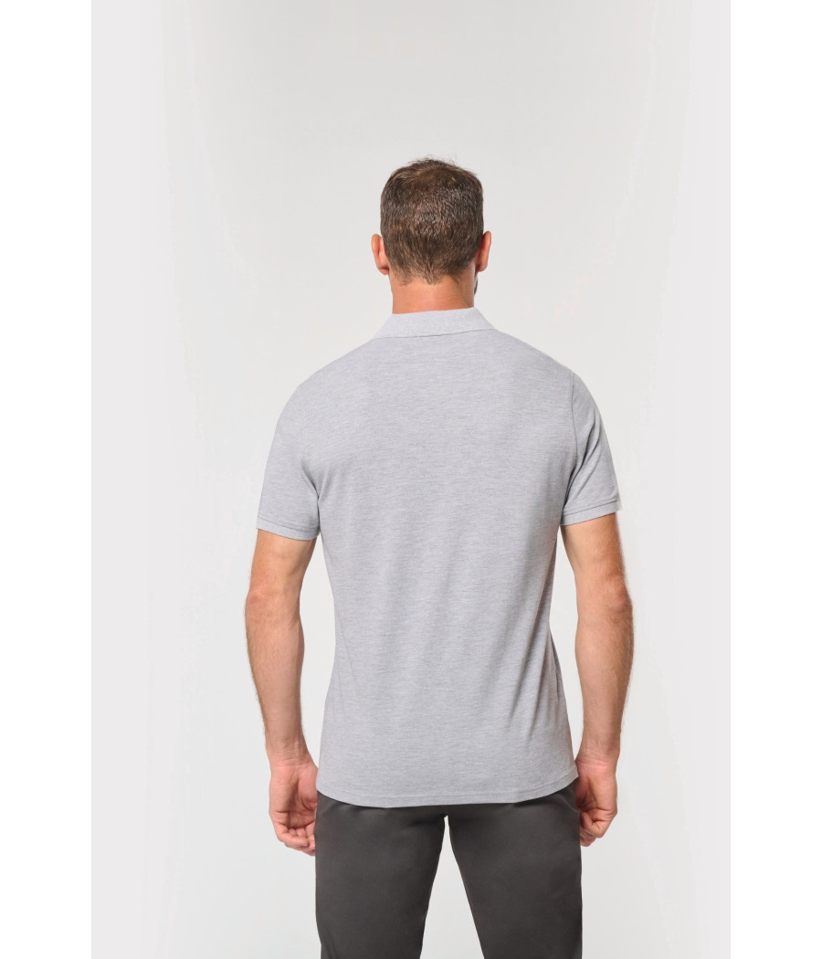 Polo unisexe écoresponsable avec poche poitrine