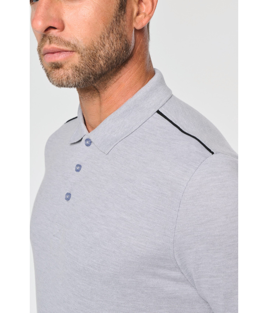 Polo Day To Day contrasté manches courtes homme