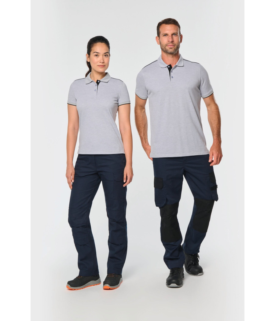 Polo Day To Day contrasté manches courtes homme