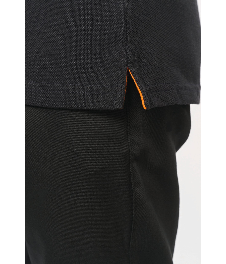 Polo Day To Day contrasté manches courtes homme