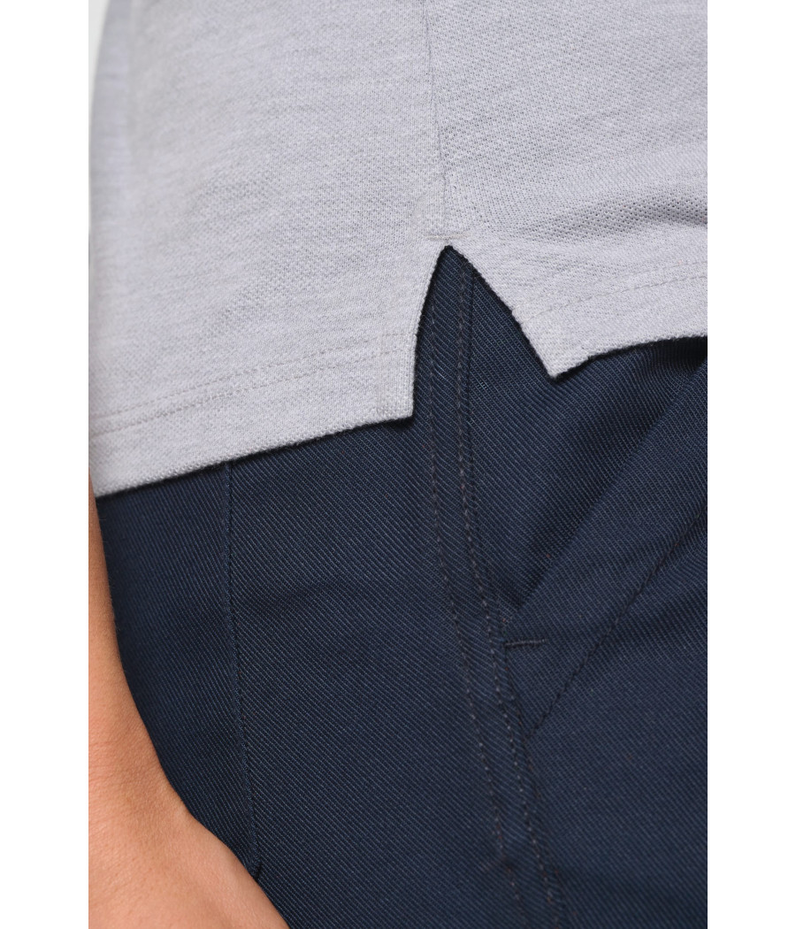 Polo Day To Day contrasté manches courtes femme