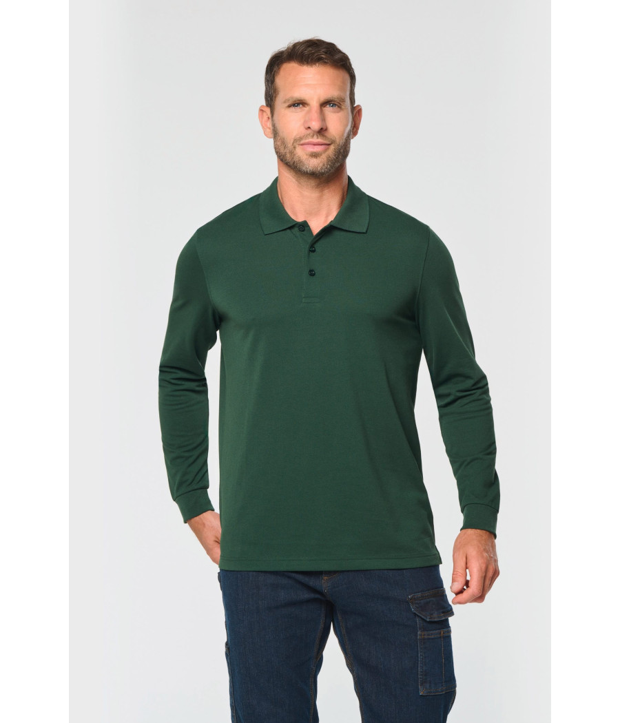 Polo manches longues homme