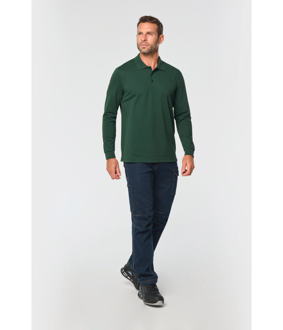 Polo manches longues homme