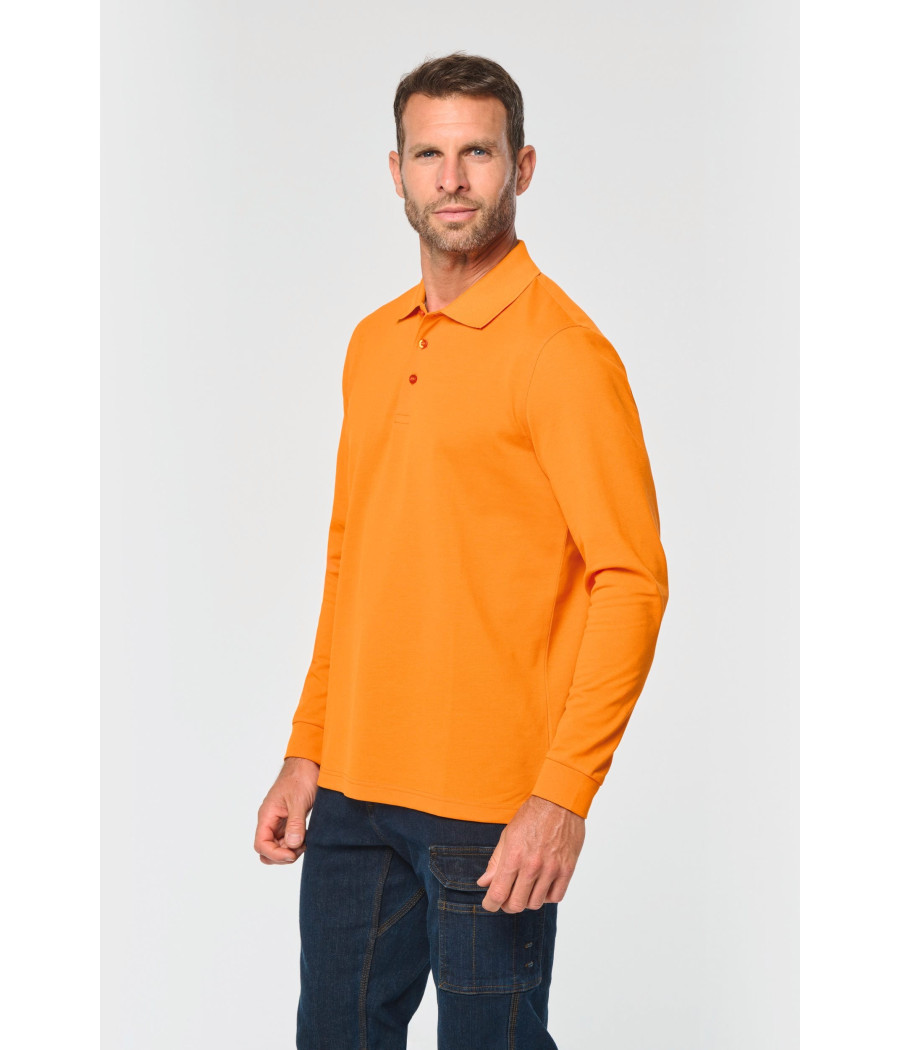 Polo manches longues homme