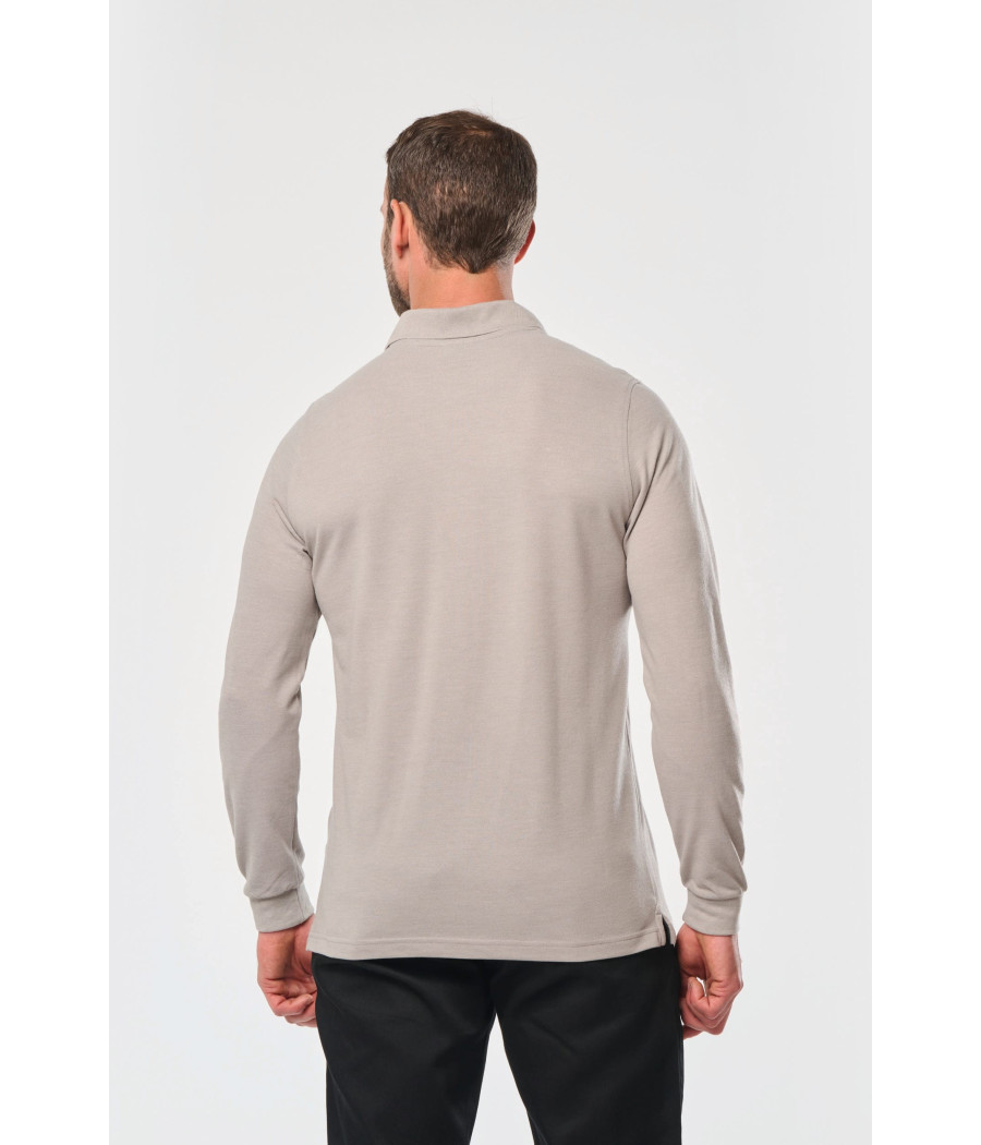 Polo manches longues homme