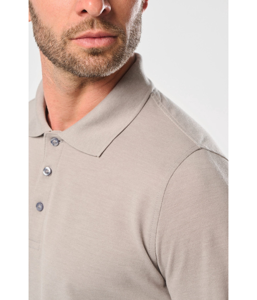 Polo manches longues homme