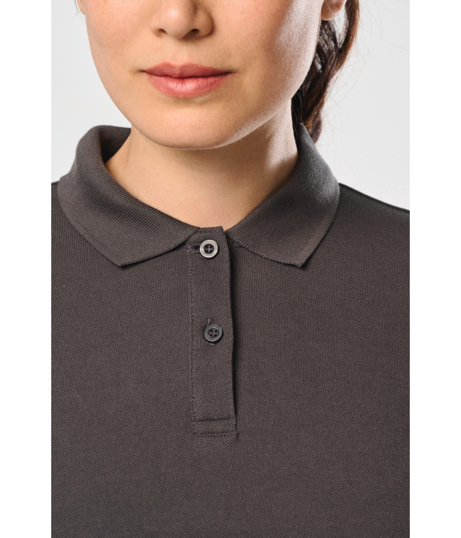 Polo manches longues femme