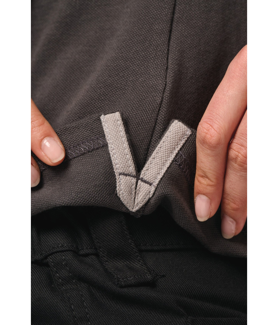 Polo manches longues femme