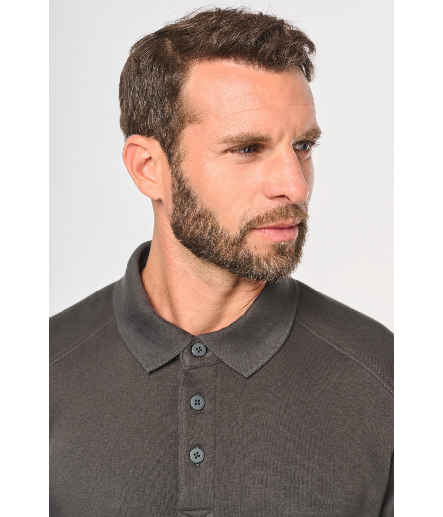 Sweat-shirt col polo homme