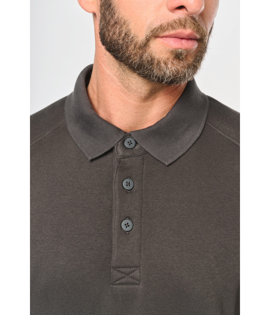 Sweat-shirt col polo homme