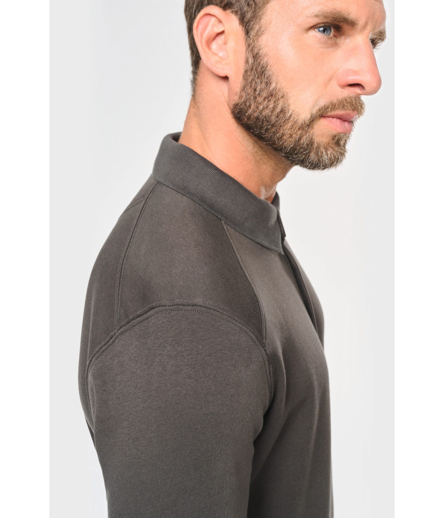 Sweat-shirt col polo homme