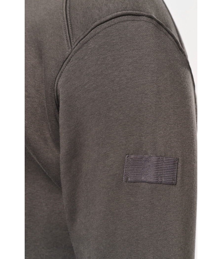 Sweat-shirt col polo homme