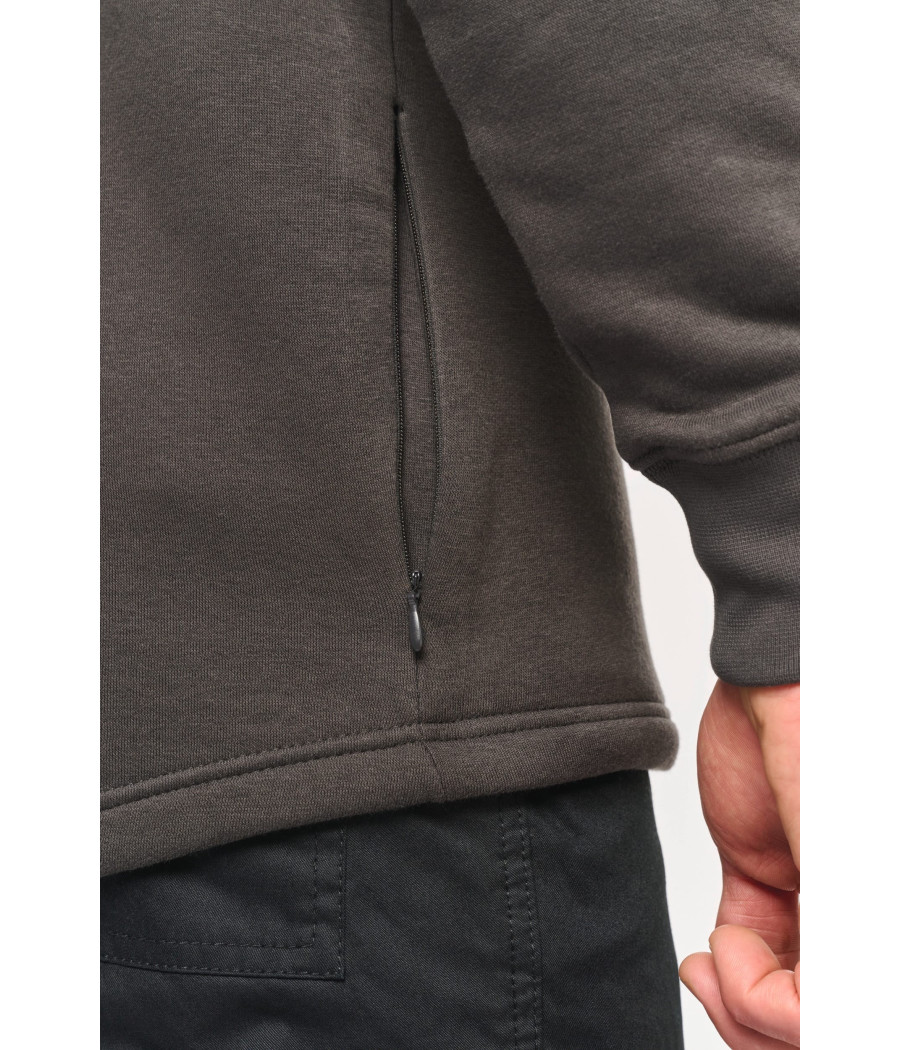 Sweat-shirt col polo homme