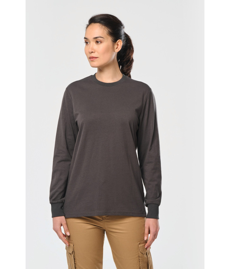 T-shirt écoresponsable manches longues unisexe