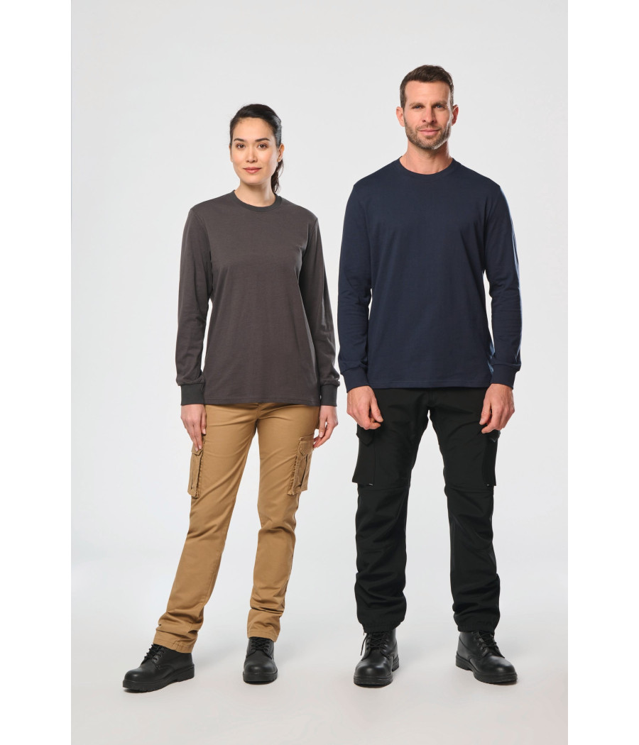 T-shirt écoresponsable manches longues unisexe