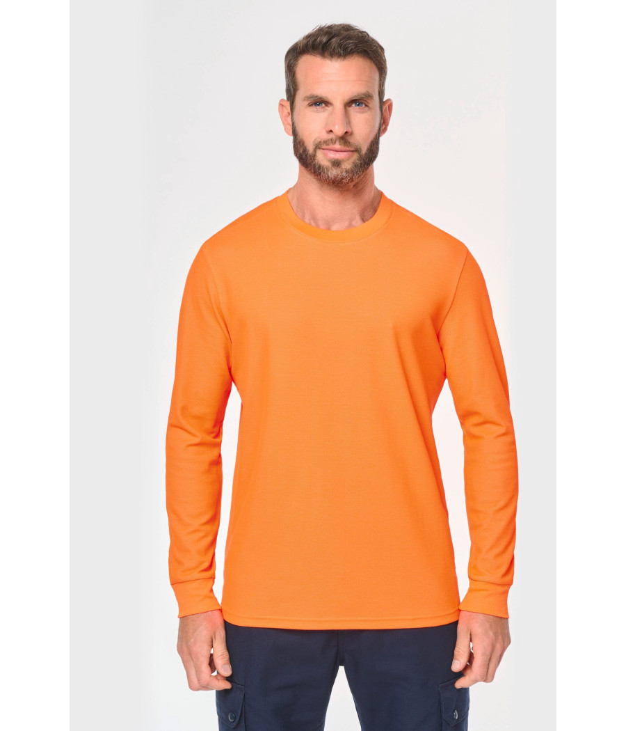 T-shirt unisexe écoresponsable manches longues coton/polyester