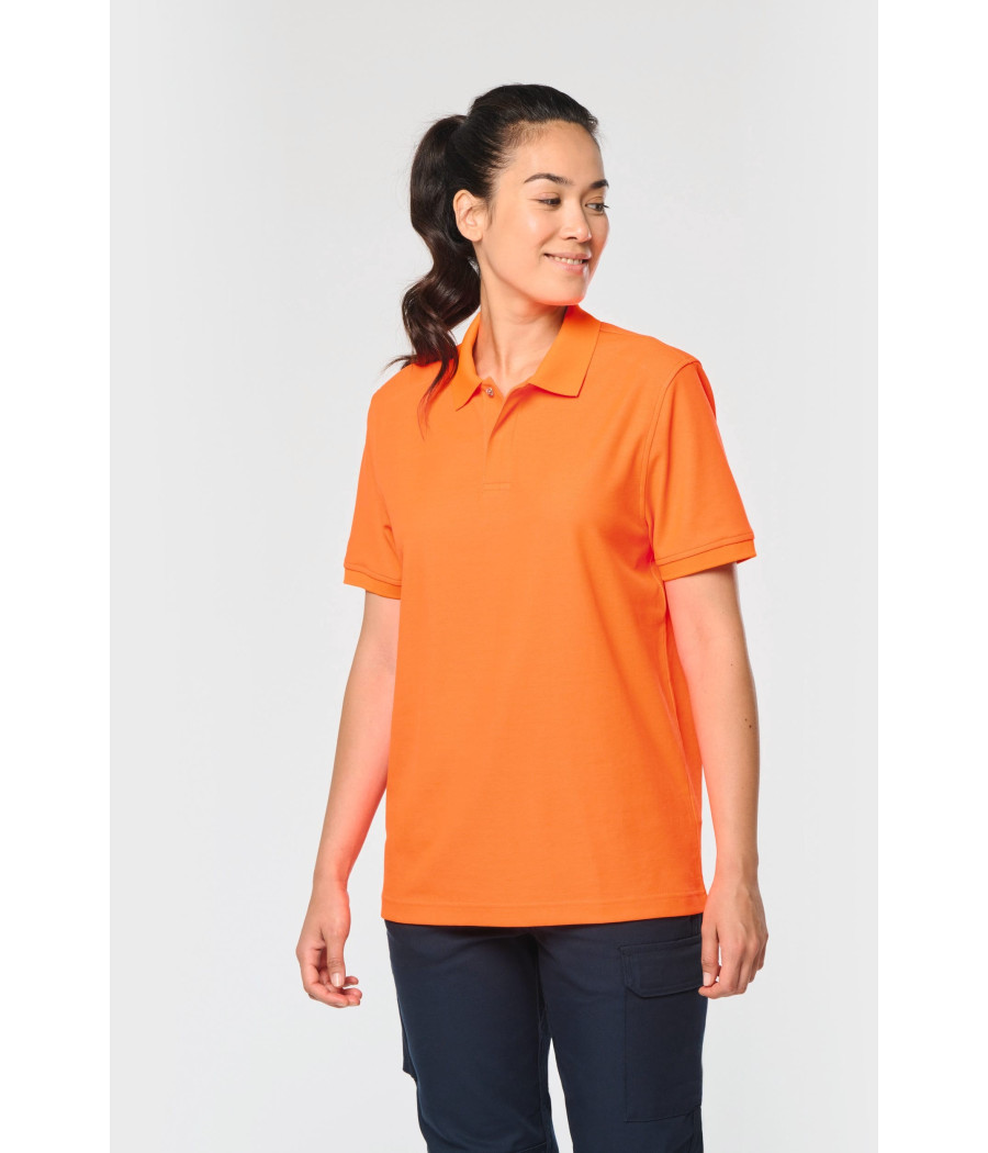 Polo unisexe écoresponsable coton/polyester