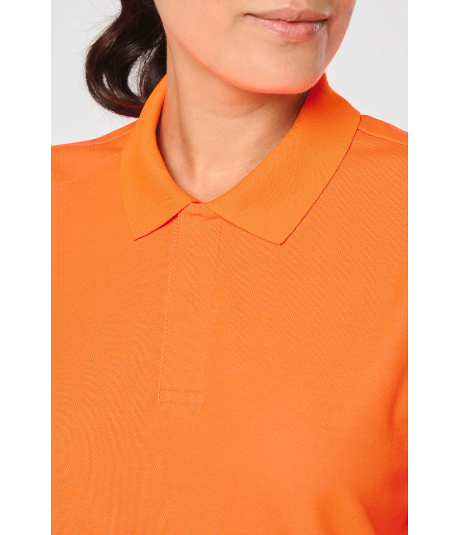 Polo unisexe écoresponsable coton/polyester