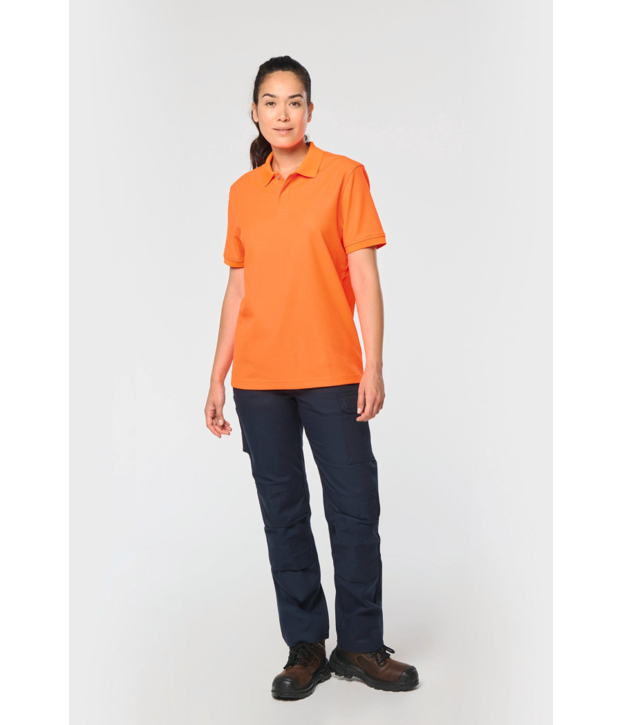 Polo unisexe écoresponsable coton/polyester