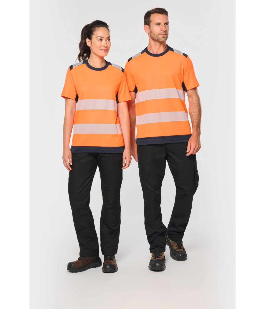 T-shirt de sécurité recyclé manches courtes unisexe