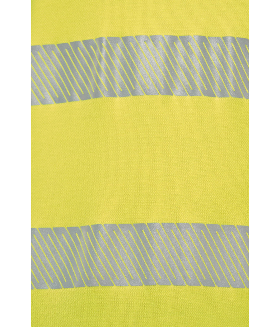 T-shirt de sécurité recyclé col rond manches longues unisexe