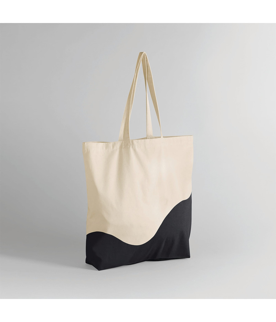 Sac fourre-tout organique à imprimé tourbillon