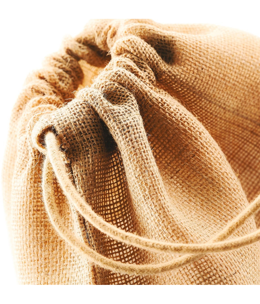 Sac à cordelette en jute