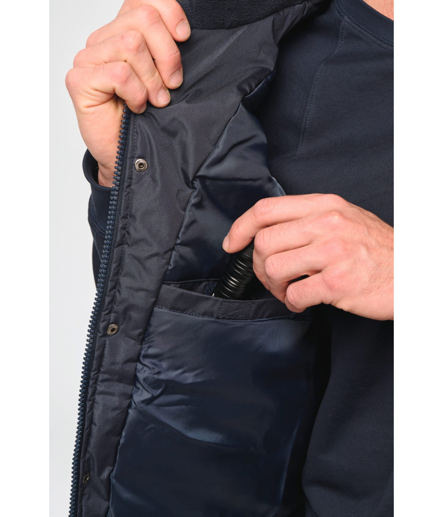 Parka workwear manches amovibles homme
