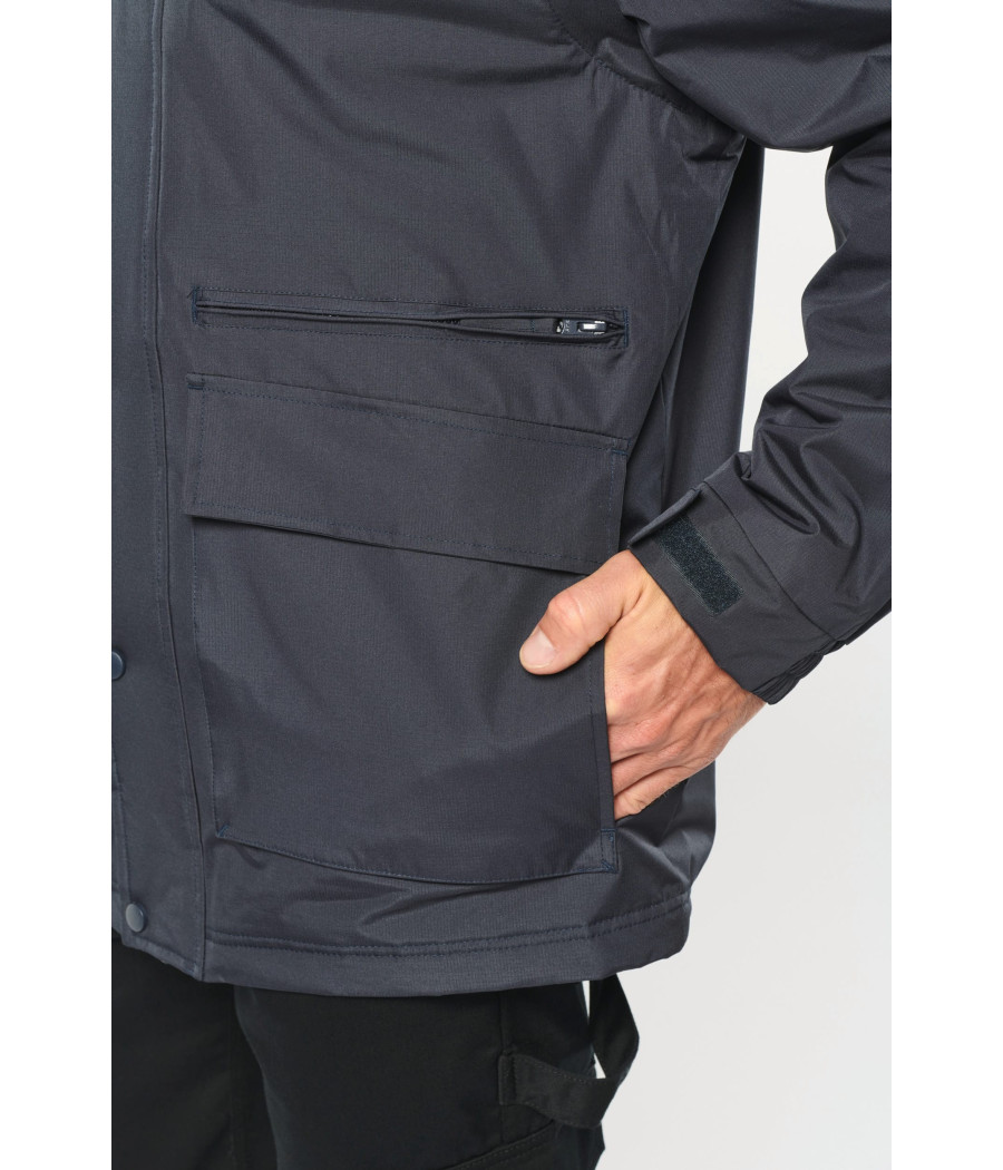 Parka workwear manches amovibles homme